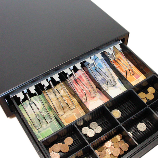 Avansa 8 coin, 5 note Cash Drawer - MoneyCounters