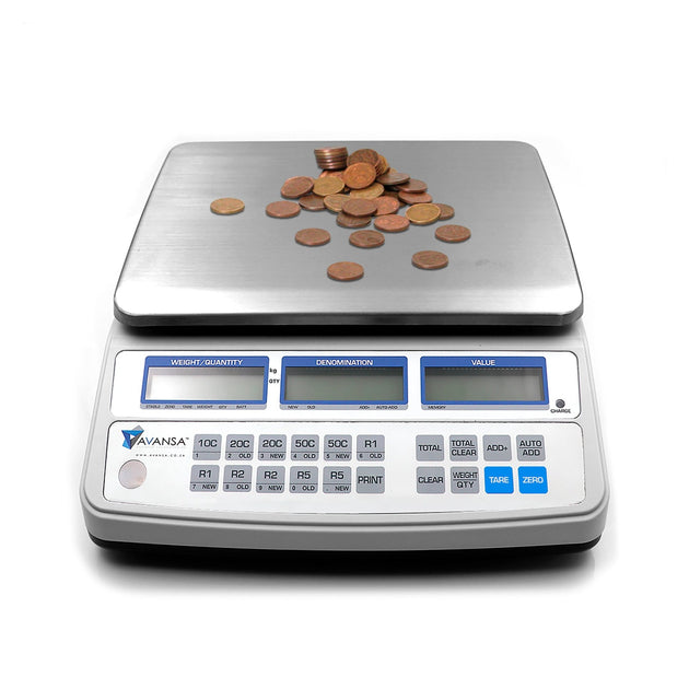 AVANSA 4650 BulkCoin Scale Coin Counting Machine - MoneyCounters