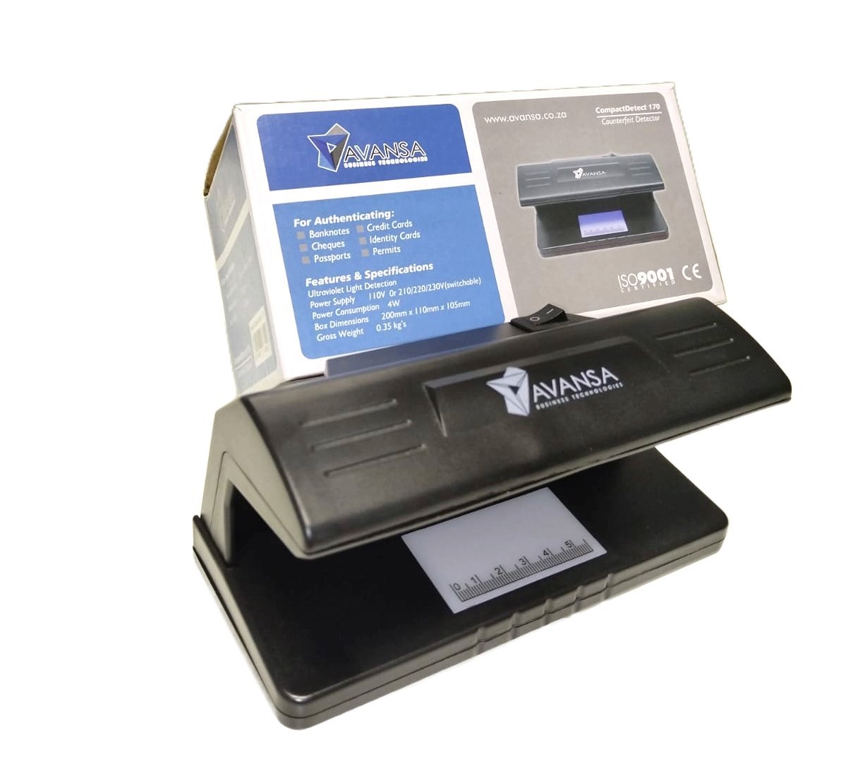 AVANSA CompactDetect 170 Counterfeit Money Detector - MoneyCounters